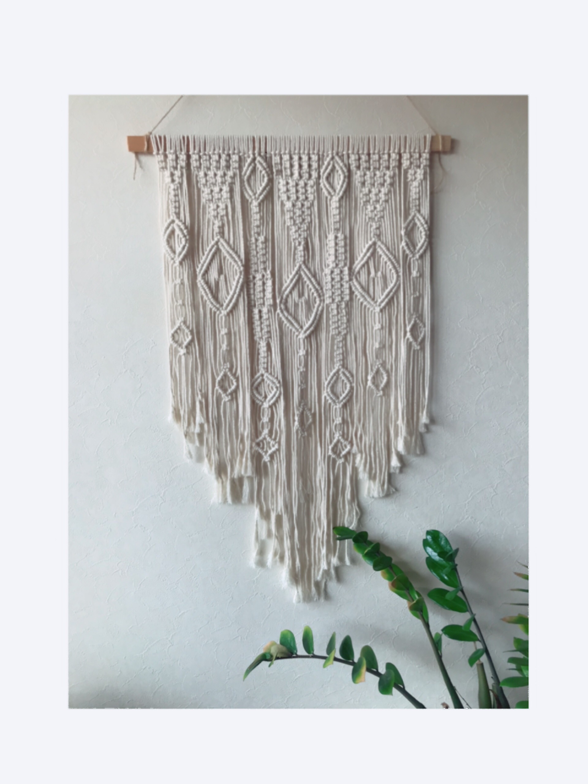 新しい生活に　macrame wall hanging#11