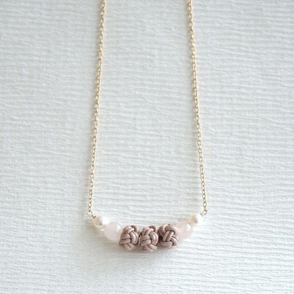 Karagji Pearls 14kgf rose quartz 第2張的照片