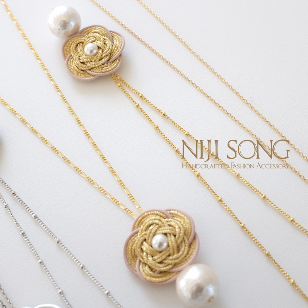 Camellia ネックレス - gold