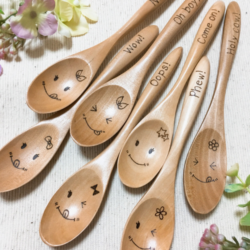 送料無料】お名前入りスプーン☆ カトラリー Belle 通販｜Creema  