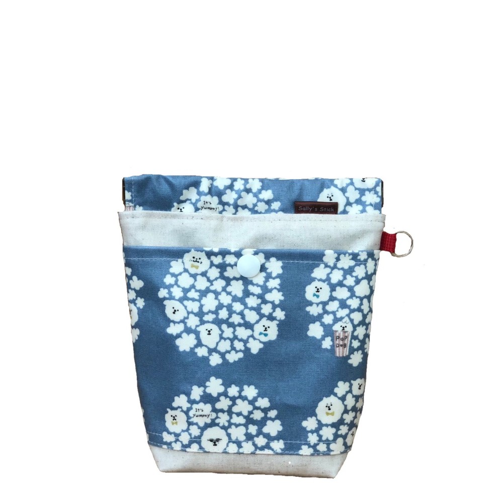 紫陽花柄(ブルー①)わんちゃん猫ちゃん用首輪