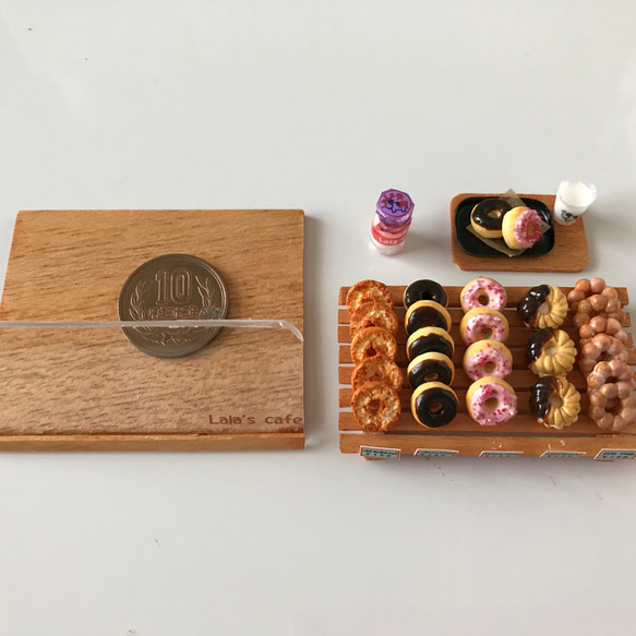 ミニチュアカフェの小さなリングドーナツ 5枚目の画像