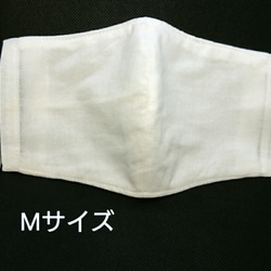 ★自粛生活応援セール★白マスク  フィルターポケット付き  ２枚組 3枚目の画像