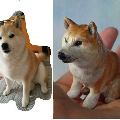 ☆うちの子オーダーメイド☆愛犬のフィギュアをつくります☆粘土