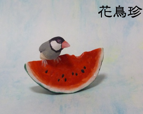スイカ大✨　手作り額付作品　「きらめきニャンコ」 1_38de39343ca224cde93ccb8204c4