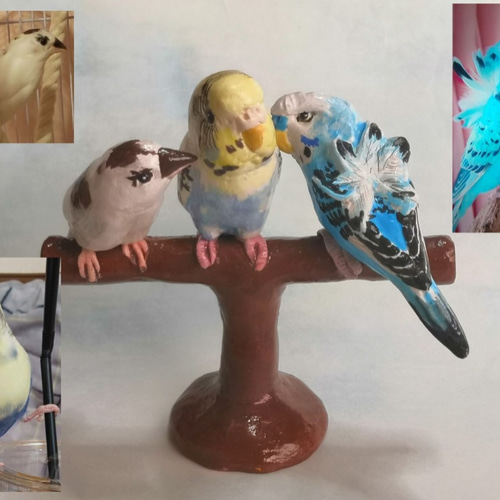 うちの子オーダーメイド☆あなたのペットの鳥さんのフィギュアつくり