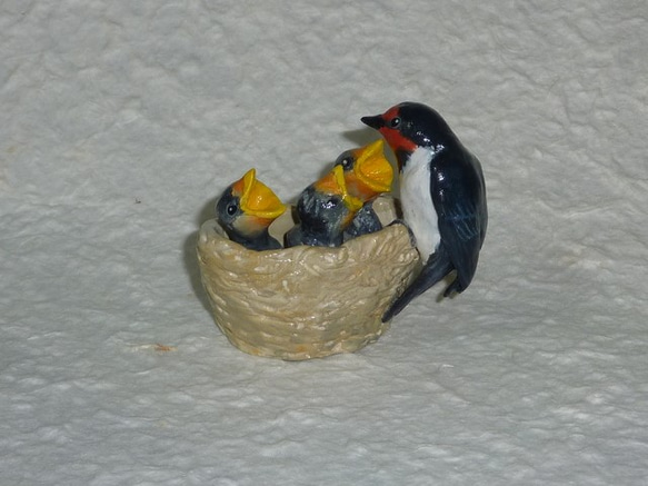 ツバメさんの巣 立体・オブジェ 花鳥珍 通販 3860984｜Creema