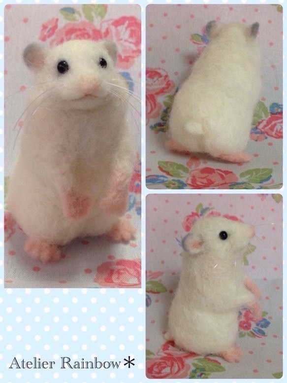 ☆オーダー受付中☆羊毛フェルトで作る愛犬、愛猫、ペットちゃんのリアルドールLLサイズ