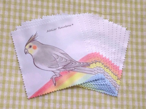 マイクロファイバークロス『オカメインコ』 その他雑貨 Atelier 