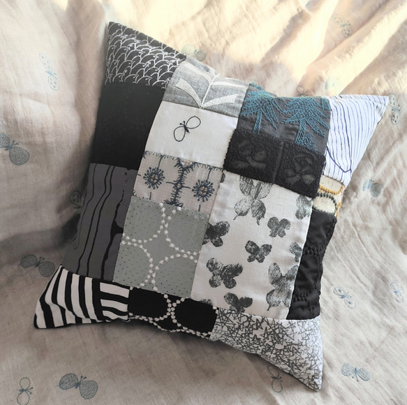 mina perhonen - ミナペルホネン クッションカバー パッチワーク ミナ