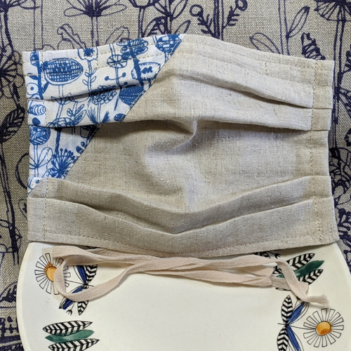 ミナペルホネン生地使用ハンドメイドマスク 小さめサイズ2枚セット  