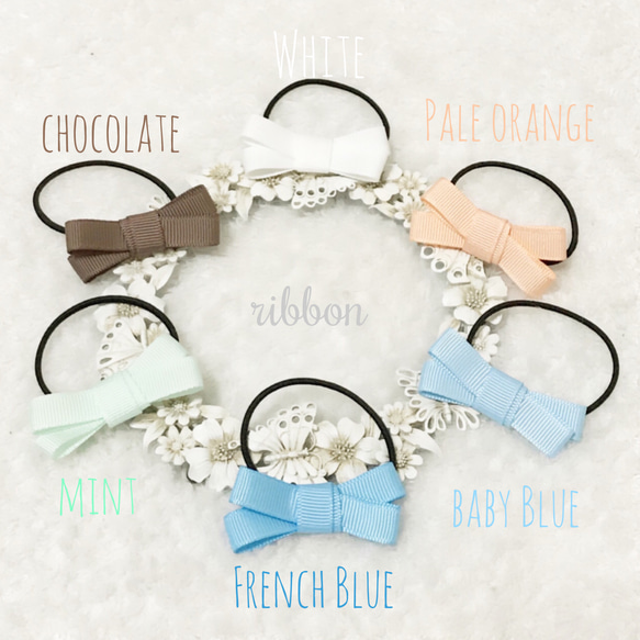 ⋆1番人気⋆全18色⋆2個セット⋆♡ribbon set♡ 3枚目の画像