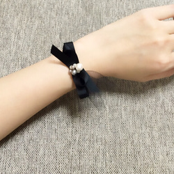♡Perl&tulle ribbon♡ 3枚目の画像
