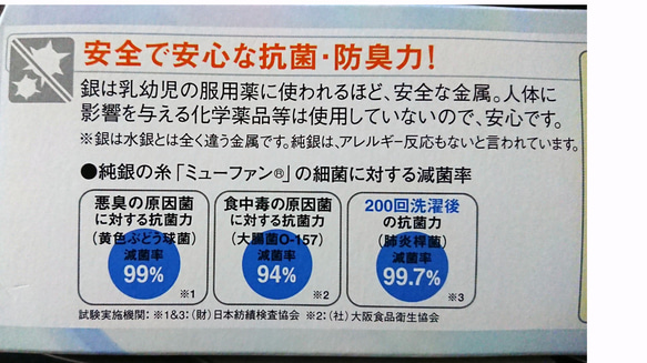 ★再販★UV滅菌後の発送★抗菌ガーゼマスク女性用普通★ノーズフィッター入り★抗菌力は何度洗っても半永久的！✨ 5枚目の画像