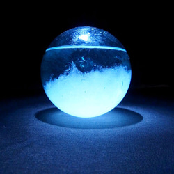 球の世界（中玉）【ストームグラス】*結晶観察のオブジェ　【受注制作】天気管 1枚目の画像