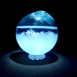 球の世界（mini）【ストームグラス】*結晶観察　天気管 1枚目の画像