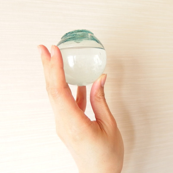 球の世界（mini）【ストームグラス】*結晶観察　天気管 3枚目の画像