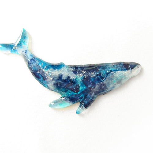 唄う鯨 ザトウクジラのブローチ【2020 新作】☆受注製作