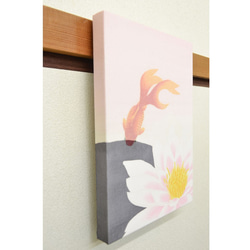 小室內手繪yuzen布藝面板金魚 第3張的照片