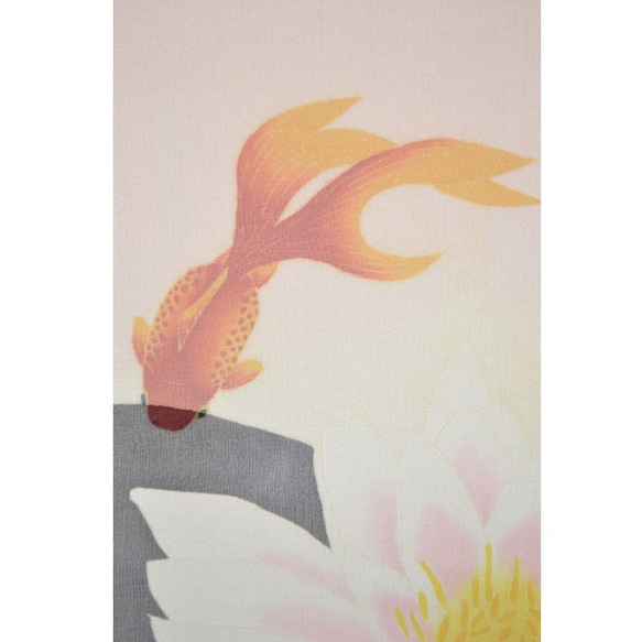 小室內手繪yuzen布藝面板金魚 第4張的照片
