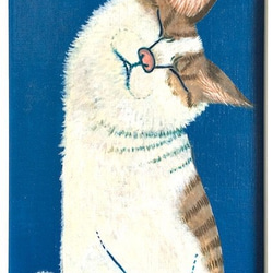 かたむきネコ(シロキジ) 2枚目の画像