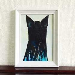 ホオジロザメ　アクリル画　原画 ピンクとホオジロザメ／アクリル画 絵画 miya 通販 4560107｜Creema