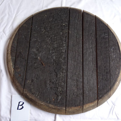 ウィスキー樽古材・鑑板　B 2枚目の画像