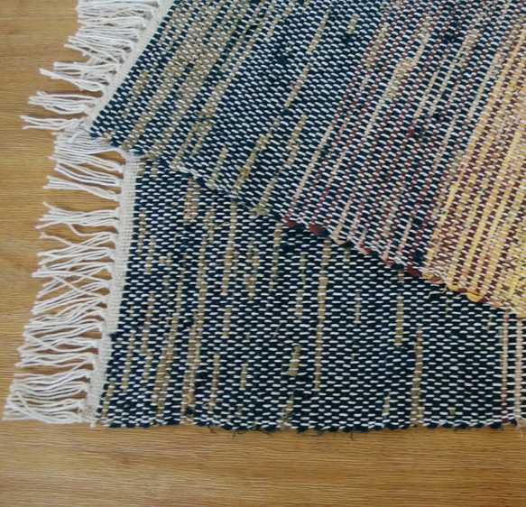 裂き織りテーブルマット【送料無料】 3枚目の画像