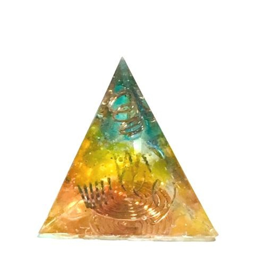 ばん様 オーダー オルゴナイト マリア様のハート アクアマリン オルゴナイト