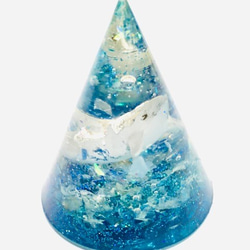 オルゴナイト　円錐　海のドルフィン 6枚目の画像