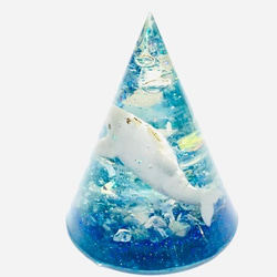 オルゴナイト　円錐　海のドルフィン 8枚目の画像