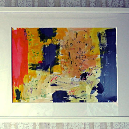 ミスターイエロー　アクリル画　原画 黄系】ホルベインアクリリックガッシュ(単色)/アクリル絵具(アクリル画