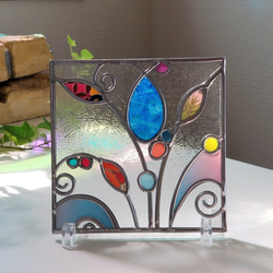 Square Glass "Windowsill with art" 第2張的照片