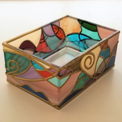 Glass art Mini Tissue case 第4張的照片