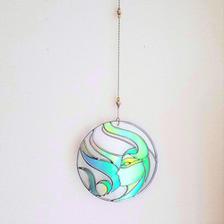 Round ornament "Goddess of light" 第5張的照片