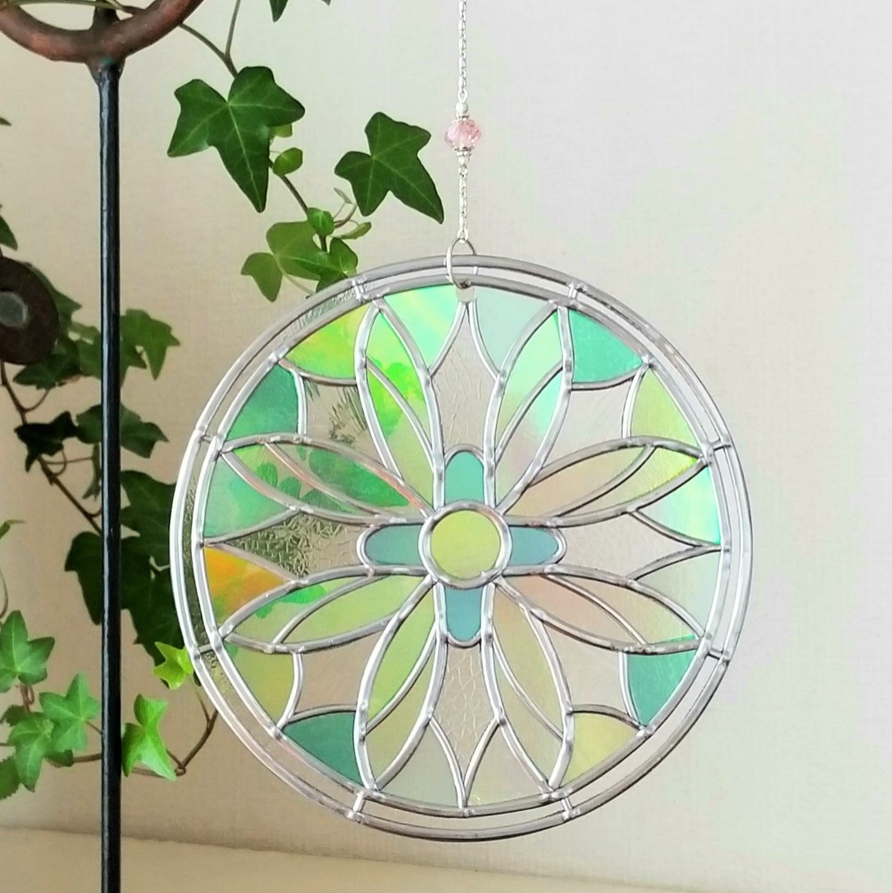 受注：『光のシャワー』丸形オーナメントサンキャッチャー