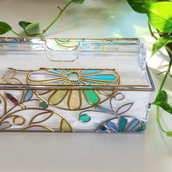 Order :Glass art paper towel case "Feast of light" 第6張的照片