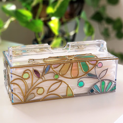 Order :Glass art paper towel case "Feast of light" 第7張的照片