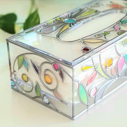 Order: Glass art Tissue case 　 Spring Banquet 第8張的照片