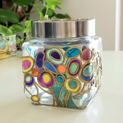 Glass art "Beautiful Witch Canister ２" 第1張的照片