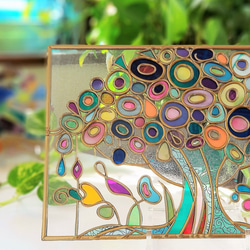 Glass art decorative shield "Alohomora" 第4張的照片