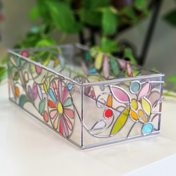 Order: Glass art Tissue case 　 Spring Banquet 第7張的照片