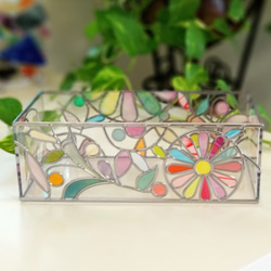 Order: Glass art Tissue case 　 Spring Banquet 第9張的照片