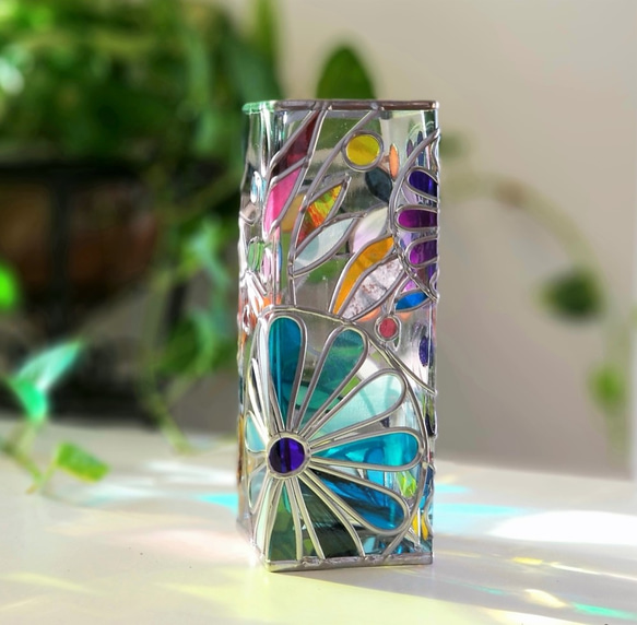 訂購：“小叮噹”方形玻璃花瓶 第4張的照片