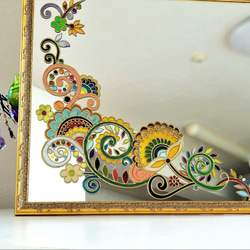 GlassArt Wall miller “Flower Arabesque” 第2張的照片