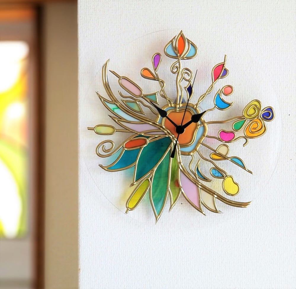 受注『ティンカーベル』リバーシブル掛け・置き兼用時計