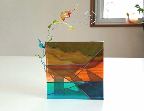 Healing Art made with Glass art “Ryukyu Island3“ 第1張的照片