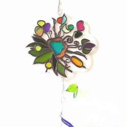 Glass Art Window Ornament “Tinker Bell Flower” 第5張的照片