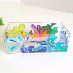 Glass Art made Tissue paper case“Ryukyu Island” 第4張的照片