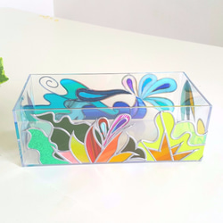 Glass Art made Tissue paper case“Ryukyu Island” 第5張的照片